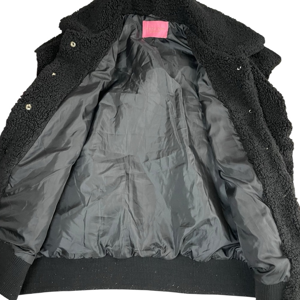 Azalea Wang Pick A Vowel Teddy Varsity Bomber Jacket Medium RARE - Picture 14 of 15